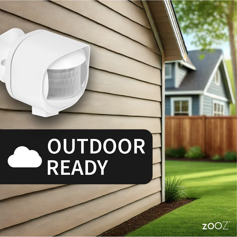 Zooz Outdoor Motion Sensor ZSE70 800 Series Z-Wave / Motion, Temp, Lux