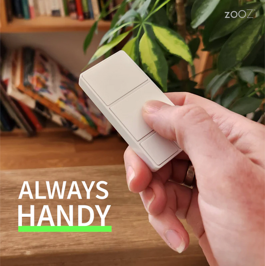 ZOOZ WALL REMOTE WHITE 800 SERIES Z-WAVE ZEN37 (BATTERY POWERED)