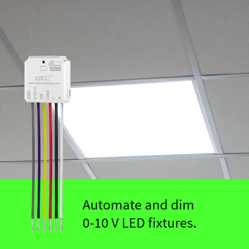 Z-Wave Dimmer 0-10V Zooz 700 Series S2 Z-Wave ZEN54 EU DIY Smart! Home Assistant HomeSeer