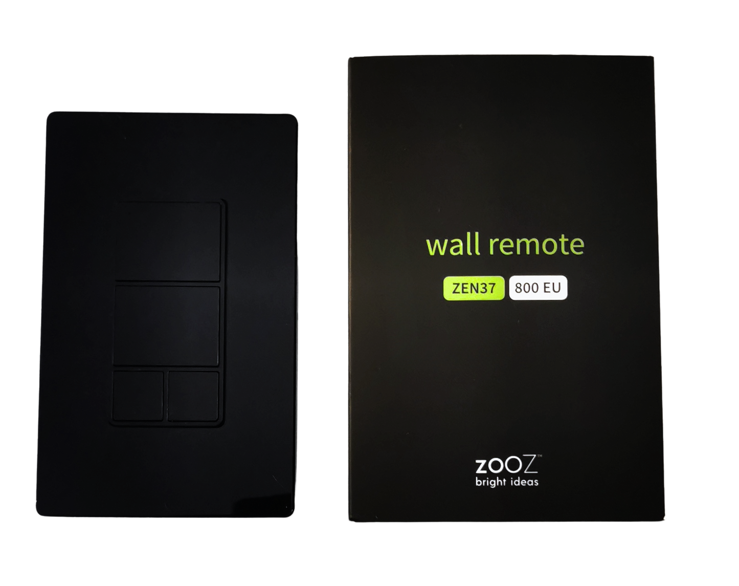 ZOOZ WALL REMOTE BLACK 800 SERIES Z-WAVE ZEN37 (BATTERY POWERED)