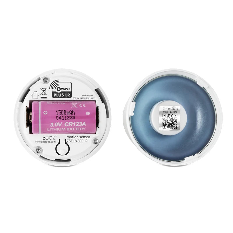 Zooz ZSE18 Motion Sensor 800 Series Z-Wave with Magnetic Base (Battery or USB Power)
