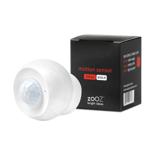 Zooz ZSE18 Motion Sensor 800 Series Z-Wave with Magnetic Base (Battery or USB Power)
