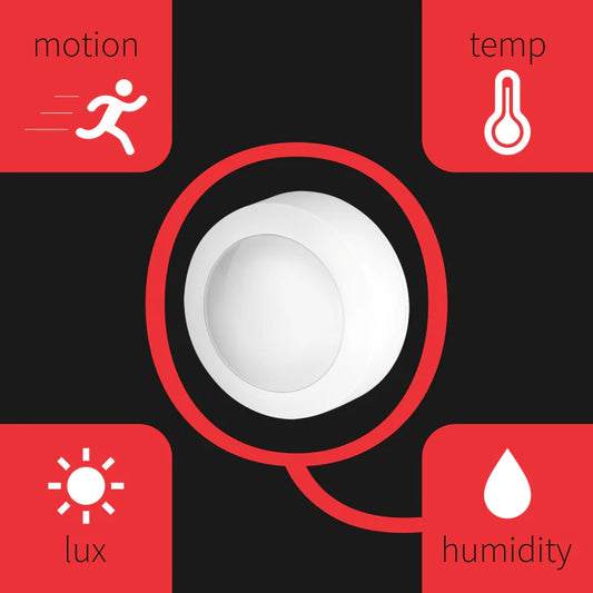 Zooz Q Sensor Motion, Temp, Humidity, Light 800 Series Z-Wave ZSE11 800LR